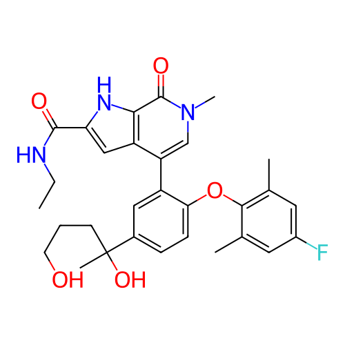Chemical structure of BindingDB Monomer ID 439598