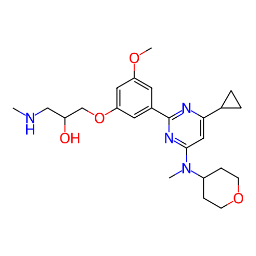Chemical structure of BindingDB Monomer ID 439626