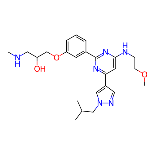 Chemical structure of BindingDB Monomer ID 439635