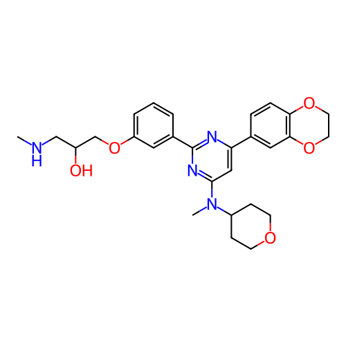 Chemical structure of BindingDB Monomer ID 439660