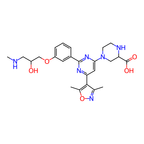 Chemical structure of BindingDB Monomer ID 439721