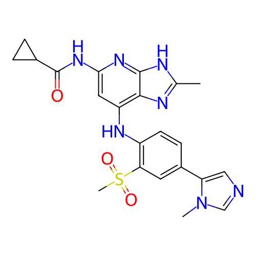 Chemical structure of BindingDB Monomer ID 442254