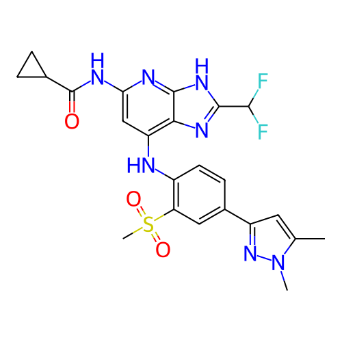 Chemical structure of BindingDB Monomer ID 442255