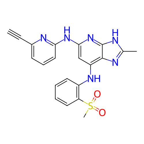 Chemical structure of BindingDB Monomer ID 442585