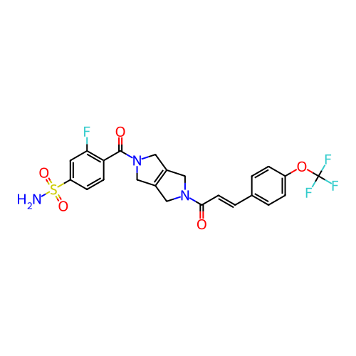 Chemical structure of BindingDB Monomer ID 442722