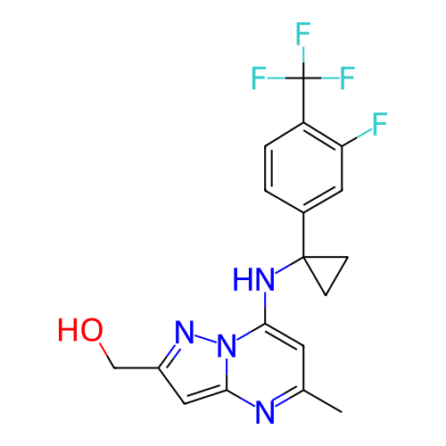 Chemical structure of BindingDB Monomer ID 442786