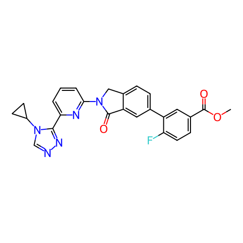 Chemical structure of BindingDB Monomer ID 443189