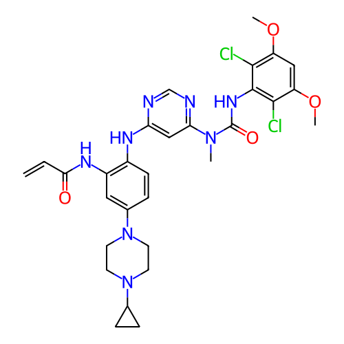 Chemical structure of BindingDB Monomer ID 443227
