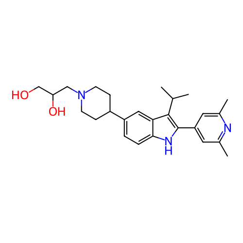 Chemical structure of BindingDB Monomer ID 444264