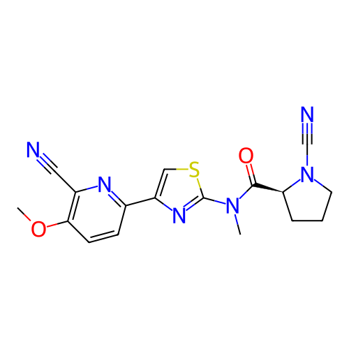 Chemical structure of BindingDB Monomer ID 445173