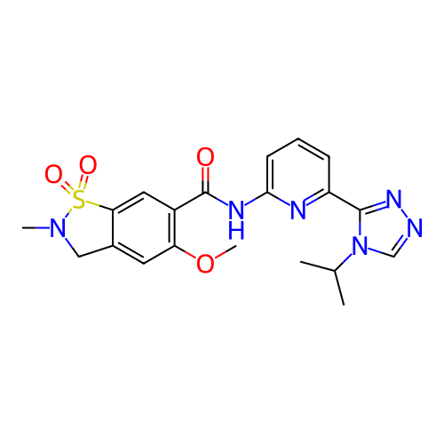 Chemical structure of BindingDB Monomer ID 445496