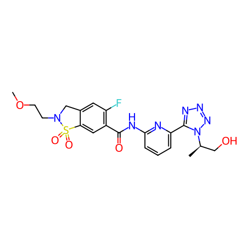 Chemical structure of BindingDB Monomer ID 445504