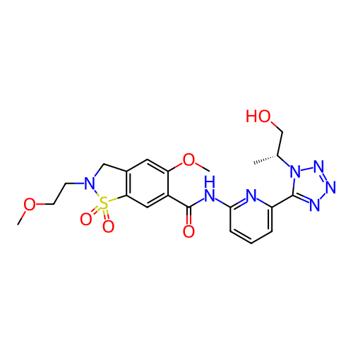 Chemical structure of BindingDB Monomer ID 445505