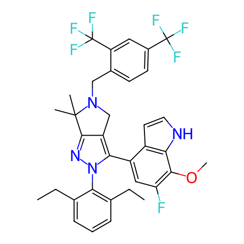 Chemical structure of BindingDB Monomer ID 445597