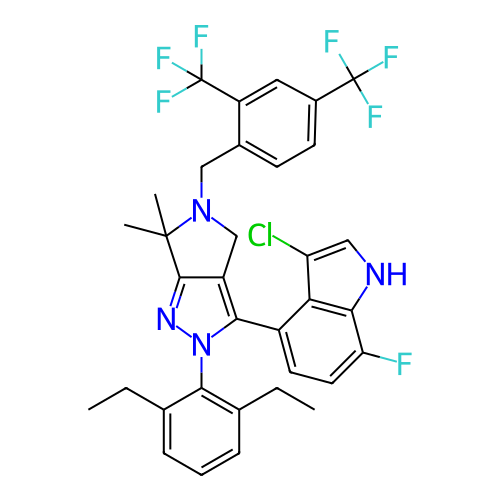 Chemical structure of BindingDB Monomer ID 445606