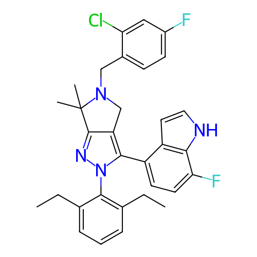 Chemical structure of BindingDB Monomer ID 445607