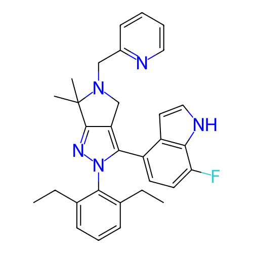 Chemical structure of BindingDB Monomer ID 445614