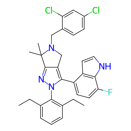 Chemical structure of BindingDB Monomer ID 445615