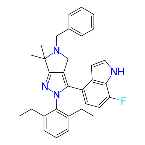 Chemical structure of BindingDB Monomer ID 445616