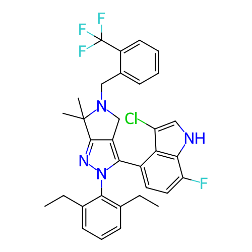 Chemical structure of BindingDB Monomer ID 445621