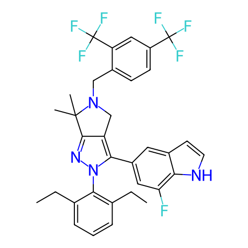 Chemical structure of BindingDB Monomer ID 445622