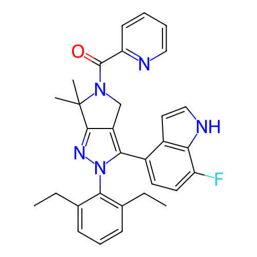 Chemical structure of BindingDB Monomer ID 445623