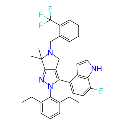 Chemical structure of BindingDB Monomer ID 445624