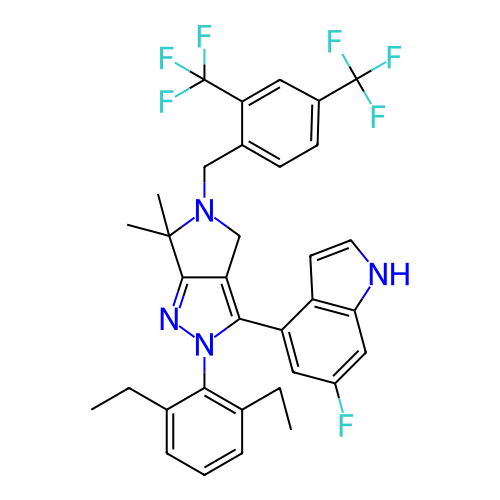 Chemical structure of BindingDB Monomer ID 445626