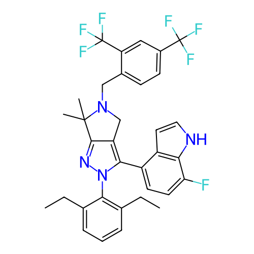 Chemical structure of BindingDB Monomer ID 445634