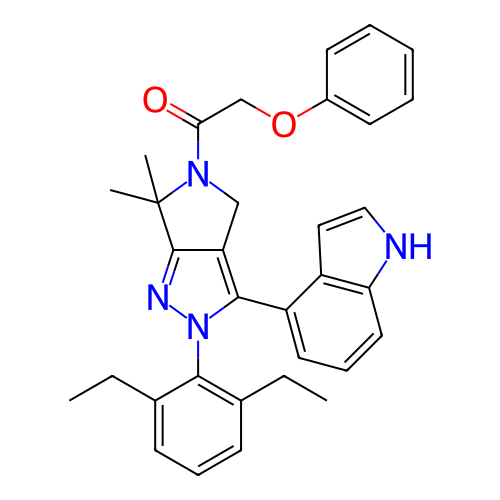 Chemical structure of BindingDB Monomer ID 445636