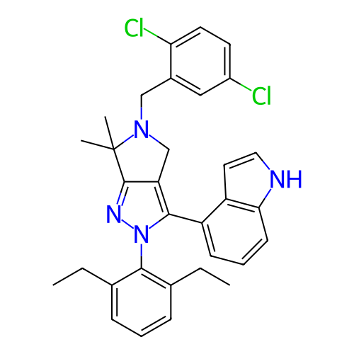 Chemical structure of BindingDB Monomer ID 445637