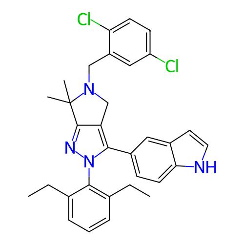 Chemical structure of BindingDB Monomer ID 445641