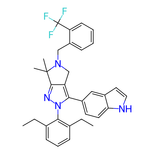 Chemical structure of BindingDB Monomer ID 445642