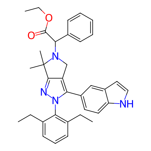Chemical structure of BindingDB Monomer ID 445645