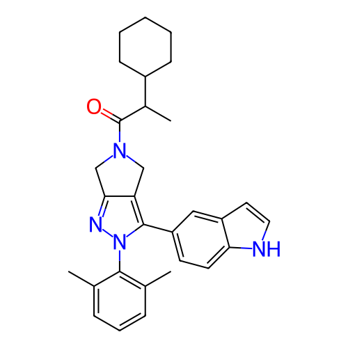 Chemical structure of BindingDB Monomer ID 445655