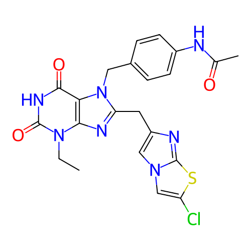 Chemical structure of BindingDB Monomer ID 445692