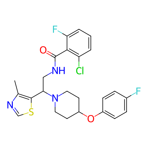 Chemical structure of BindingDB Monomer ID 446070