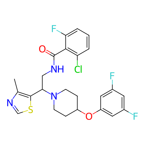 Chemical structure of BindingDB Monomer ID 446073