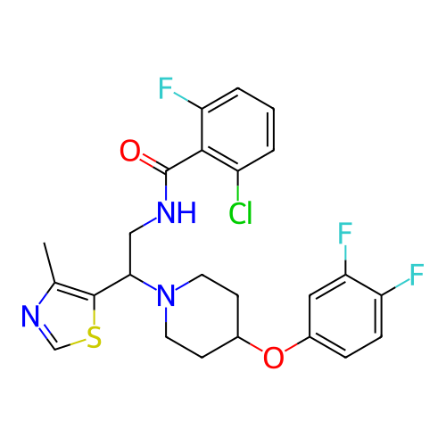 Chemical structure of BindingDB Monomer ID 446074