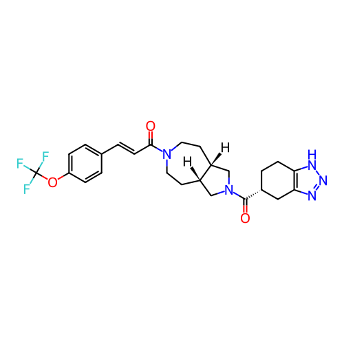 Chemical structure of BindingDB Monomer ID 446126