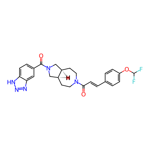 Chemical structure of BindingDB Monomer ID 446226