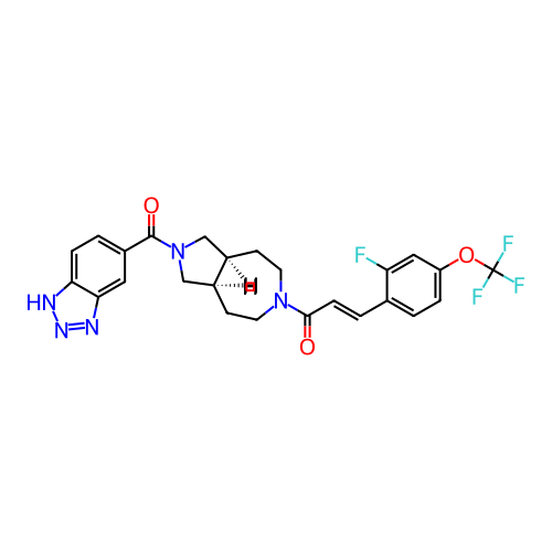Chemical structure of BindingDB Monomer ID 446244