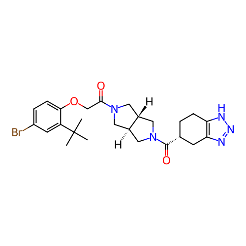 Chemical structure of BindingDB Monomer ID 446431