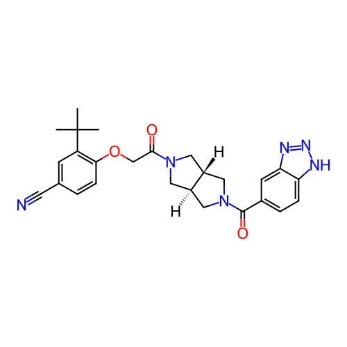 Chemical structure of BindingDB Monomer ID 446434