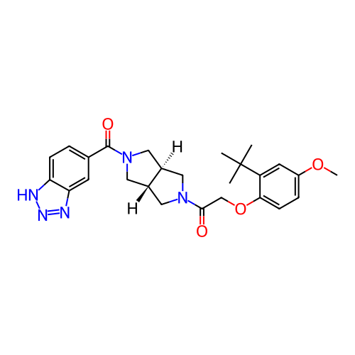 Chemical structure of BindingDB Monomer ID 446438