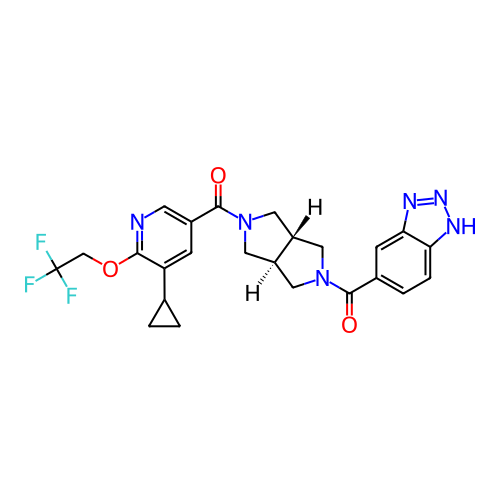 Chemical structure of BindingDB Monomer ID 446444