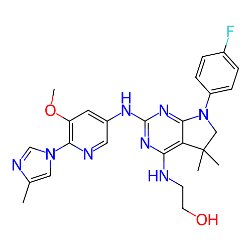 Chemical structure of BindingDB Monomer ID 446539