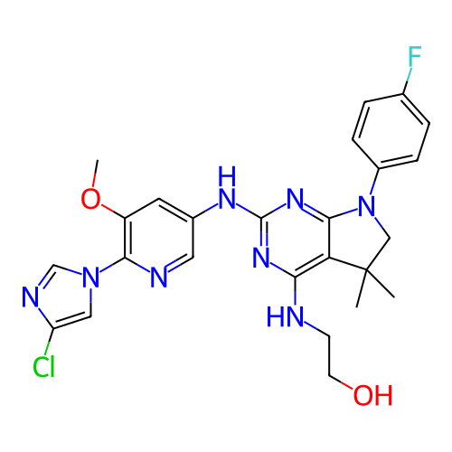 Chemical structure of BindingDB Monomer ID 446540