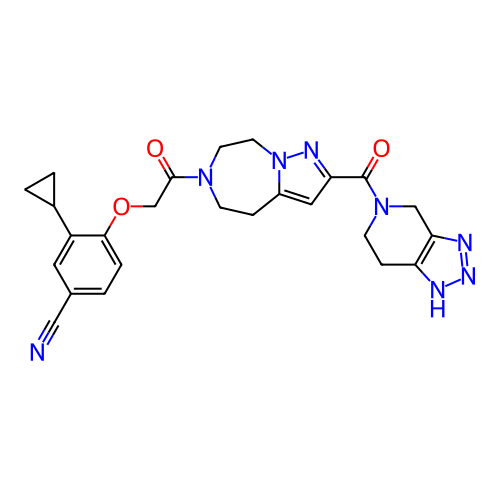 Chemical structure of BindingDB Monomer ID 446565