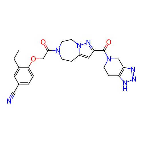 Chemical structure of BindingDB Monomer ID 446566